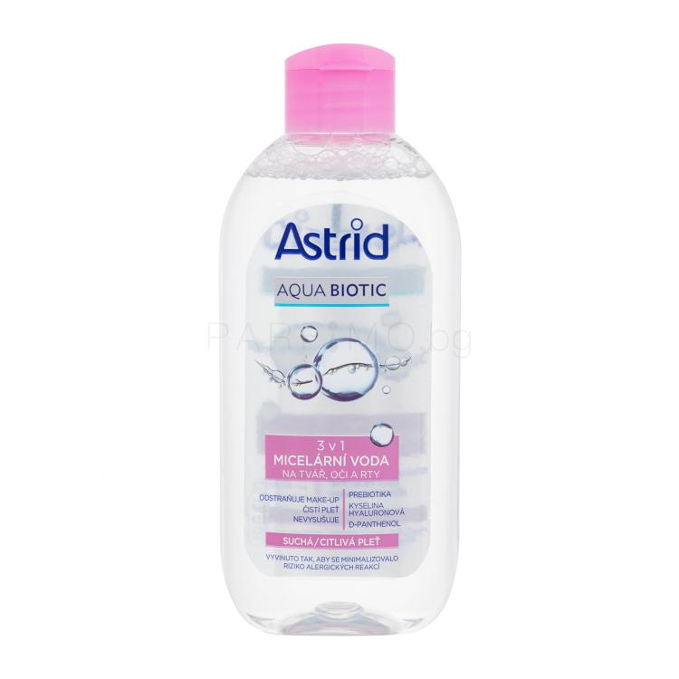 Astrid Aqua Biotic 3in1 Micellar Water Мицеларна вода за жени 200 ml