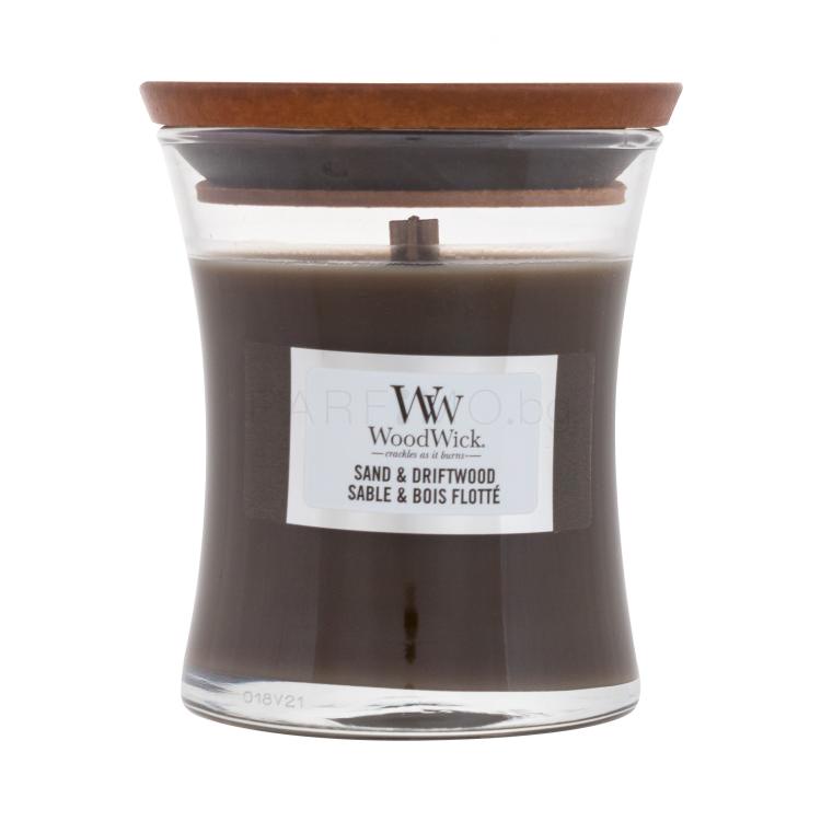 WoodWick Sand &amp; Driftwood Ароматна свещ 85 g