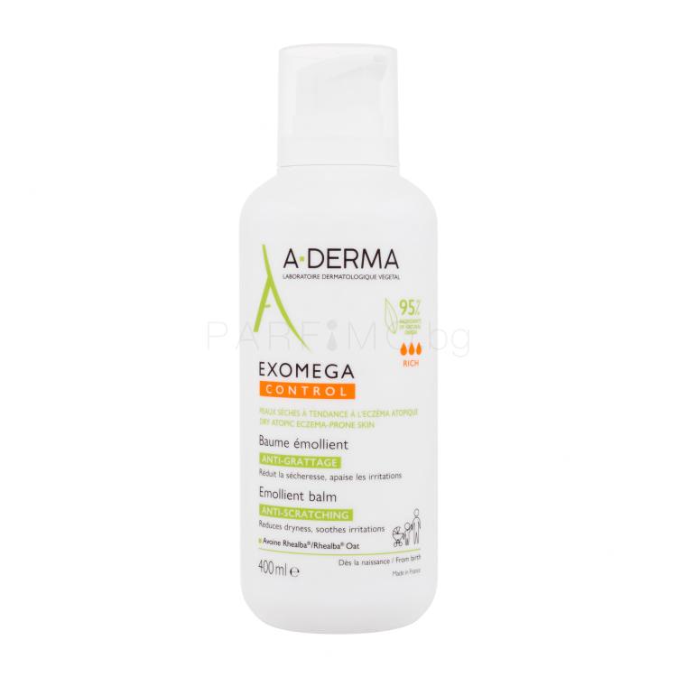 A-Derma Exomega Control Rich Emollient Balm Балсам за тяло 400 ml