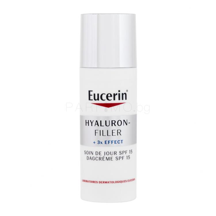 Eucerin Hyaluron-Filler + 3x Effect Day SPF15 Дневен крем за лице за жени 50 ml