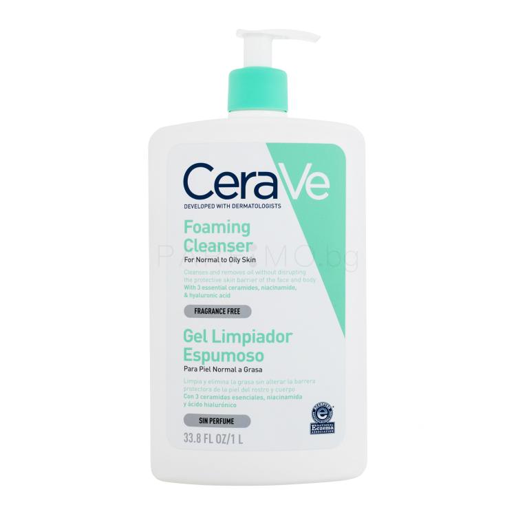 CeraVe Facial Cleansers Foaming Cleanser Почистващ гел за жени 1000 ml