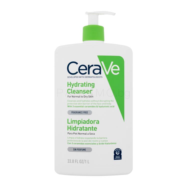 CeraVe Facial Cleansers Hydrating Почистваща емулсия за жени 1000 ml