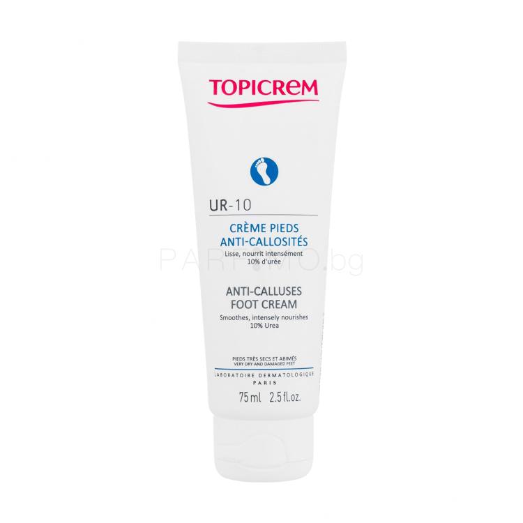 Topicrem UR 10 Anti-Calluses Foot Cream Крем за крака 75 ml