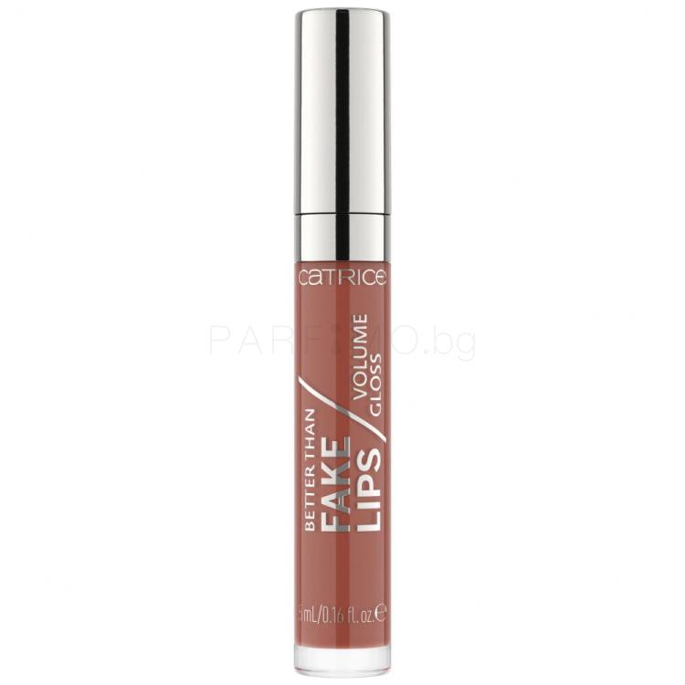 Catrice Better Than Fake Lips Блясък за устни за жени 5 ml Нюанс 080 Boosting Brown