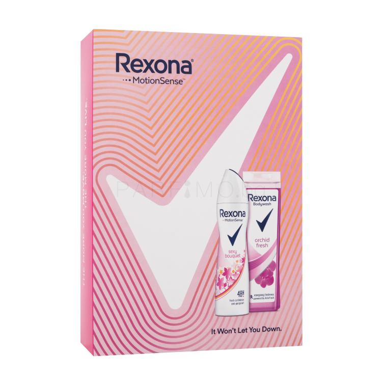 Rexona MotionSense Подаръчен комплект душ гел Orchid Fresh 250 ml + антиперспирант MontionSense Sexy Bouquet 150 ml