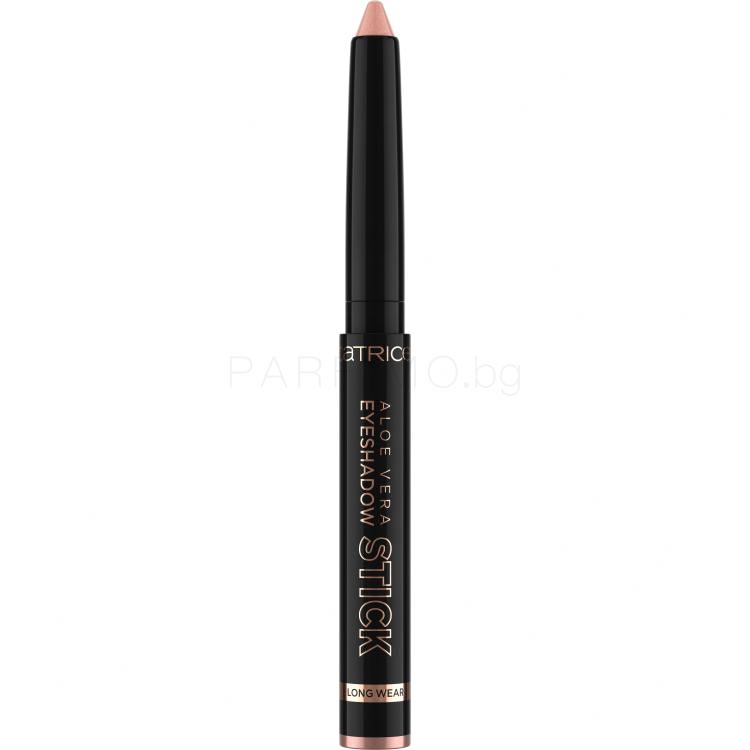 Catrice Aloe Vera Eyeshadow Stick Сенки за очи за жени 1,5 g Нюанс 010 Golden Toffe