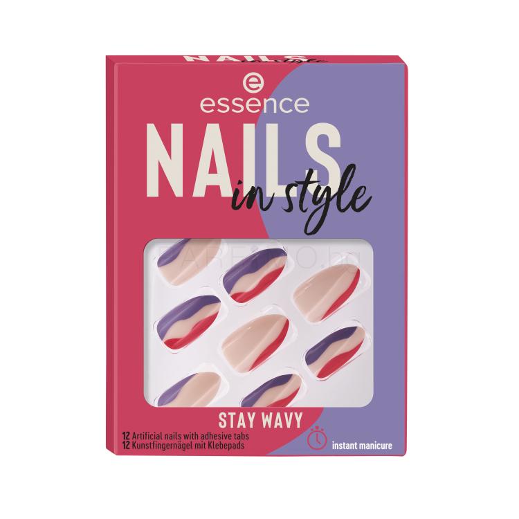 Essence Nails In Style Изкуствени нокти за жени Нюанс 13 Stay Wavy Комплект