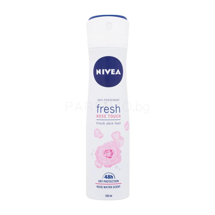 Nivea Rose Touch Fresh Антиперспирант за жени 150 ml
