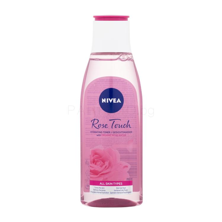 Nivea Rose Touch Hydrating Toner Лосион за лице за жени 200 ml