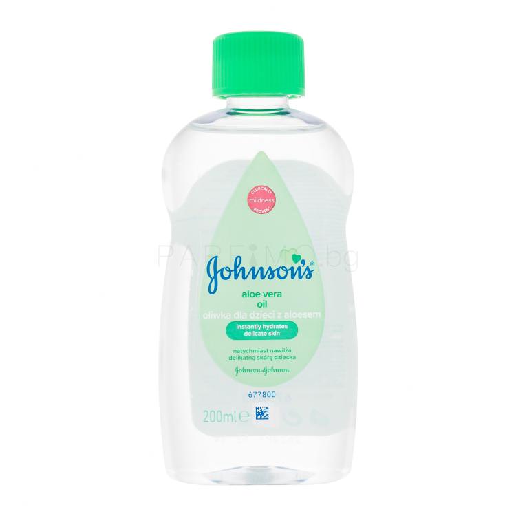 Johnson´s Baby Oil Aloe Vera Масло за тяло за деца 200 ml