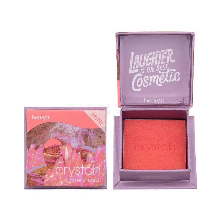 Benefit Crystah Blush Mini Руж за жени 2,5 g Нюанс Strawberry Pink