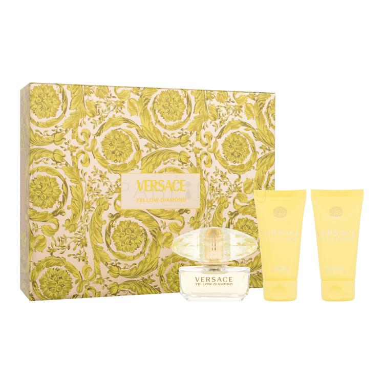 Versace Yellow Diamond Подаръчен комплект EDT 50 ml + лосион за тяло 50 ml + душ гел 50 ml