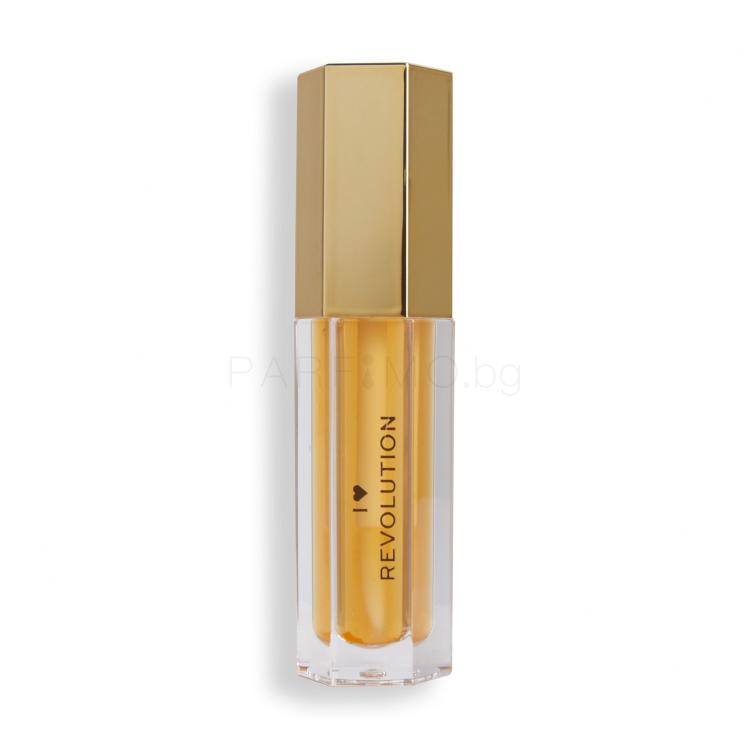 I Heart Revolution Honey Bear Lip Oil Масло за устни за жени 4 ml Нюанс Gold