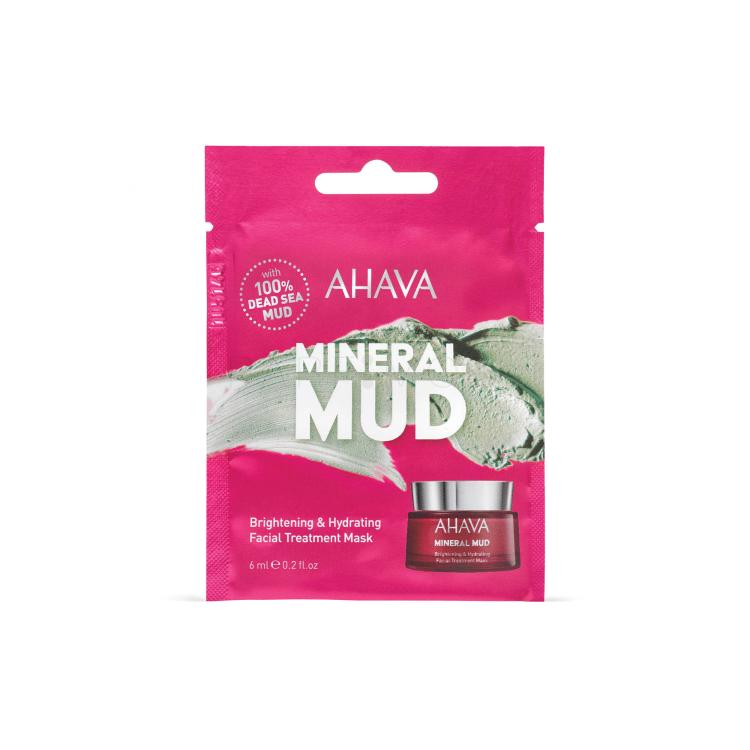 AHAVA Mineral Mud Brightening &amp; Hydrating Маска за лице за жени 6 ml