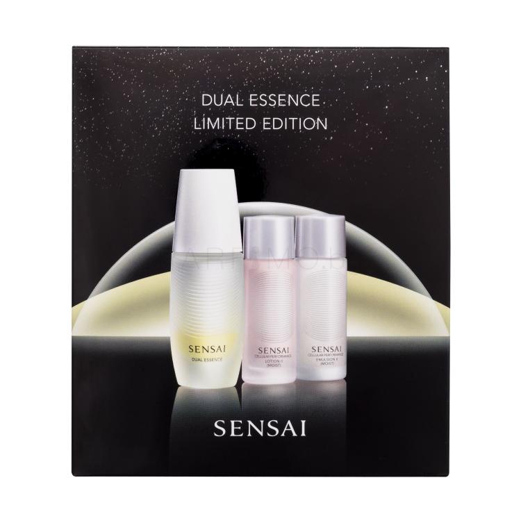 Sensai Expert Items Dual Essence Limited Edition Подаръчен комплект серум за лице Dual Essence 30 ml + тоник за лице Cellular Performance Lotion II 20 ml + емулсия за лице Cellular Performance Emulsion II 20 ml