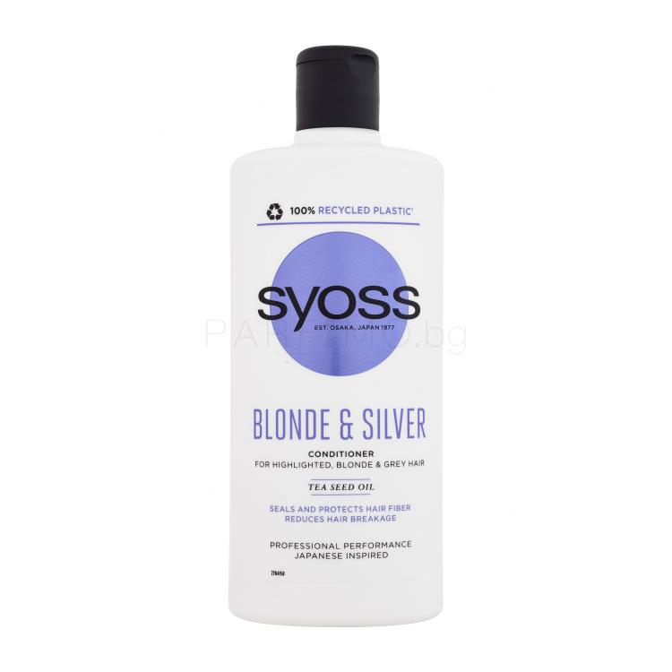 Syoss Blonde &amp; Silver Conditioner Балсам за коса за жени 440 ml