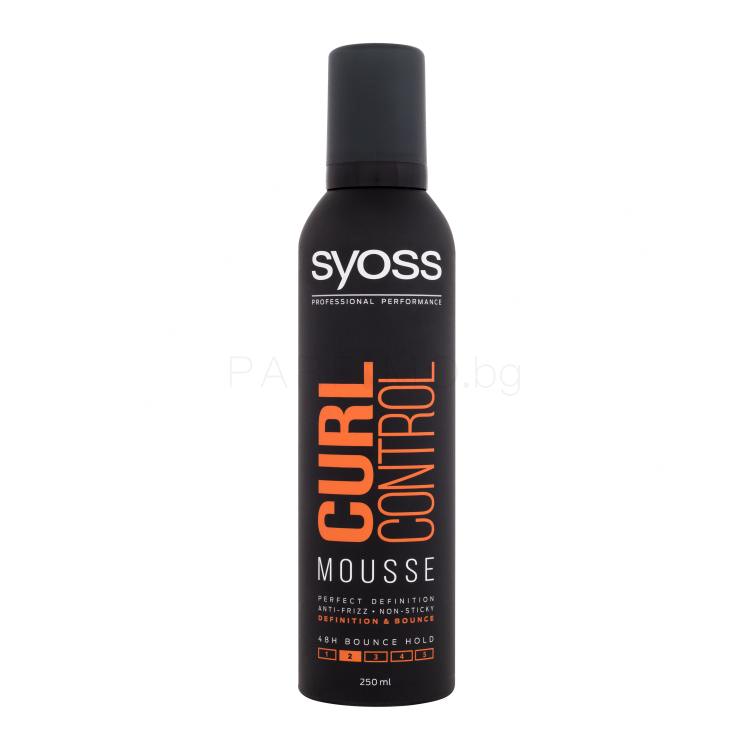 Syoss Curl Control Mousse Втвърдител за коса за жени 250 ml