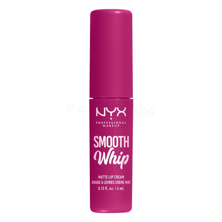 NYX Professional Makeup Smooth Whip Matte Lip Cream Червило за жени 4 ml Нюанс 09 Bday Frosting