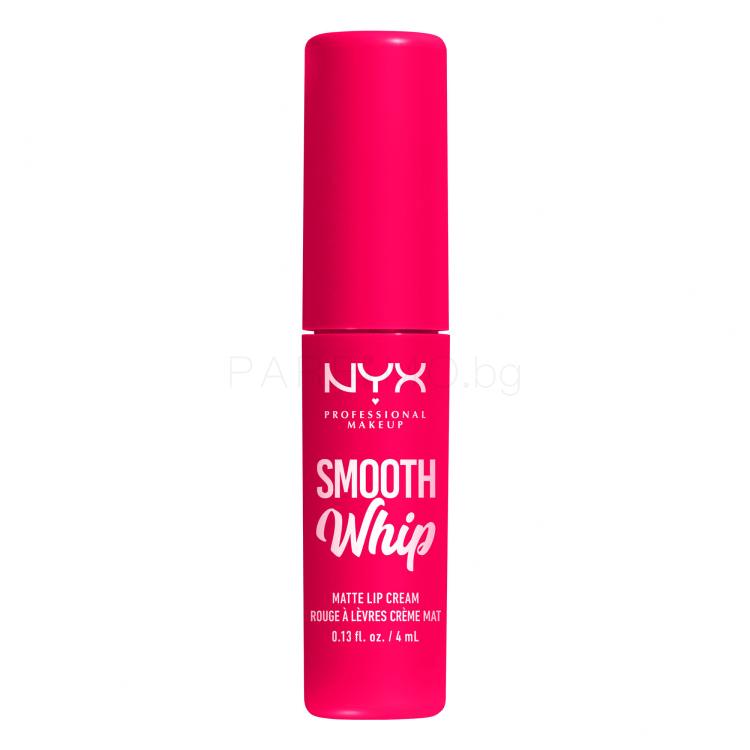 NYX Professional Makeup Smooth Whip Matte Lip Cream Червило за жени 4 ml Нюанс 10 Pillow Fight