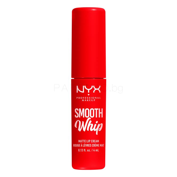 NYX Professional Makeup Smooth Whip Matte Lip Cream Червило за жени 4 ml Нюанс 12 Icing On Top