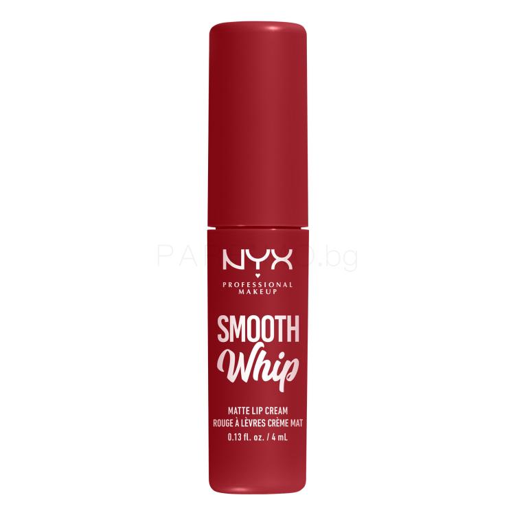 NYX Professional Makeup Smooth Whip Matte Lip Cream Червило за жени 4 ml Нюанс 14 Velvet Robe