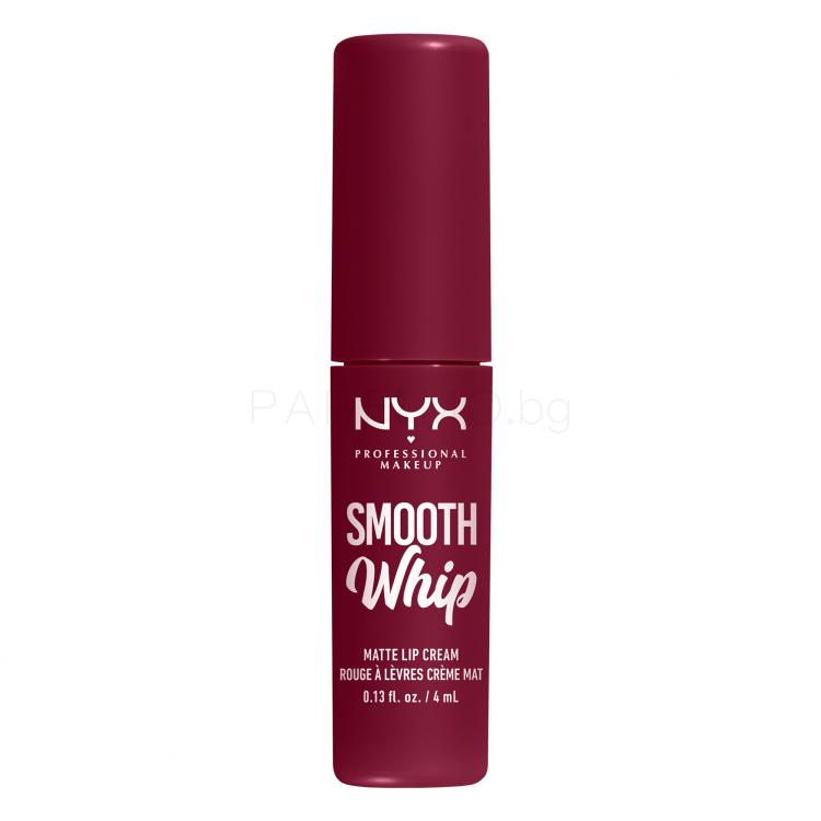 NYX Professional Makeup Smooth Whip Matte Lip Cream Червило за жени 4 ml Нюанс 15 Chocolate Mousse