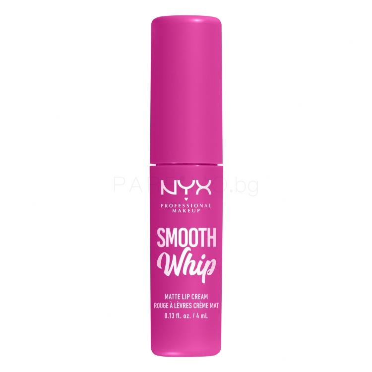 NYX Professional Makeup Smooth Whip Matte Lip Cream Червило за жени 4 ml Нюанс 20 Pom Pom