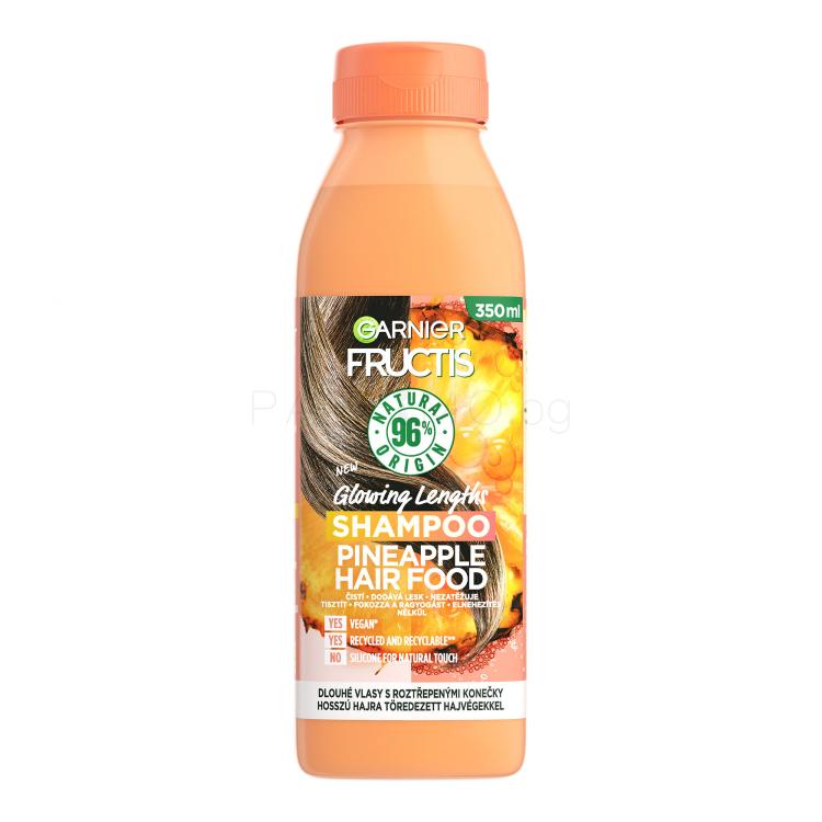 Garnier Fructis Hair Food Pineapple Glowing Lengths Shampoo Шампоан за жени 350 ml