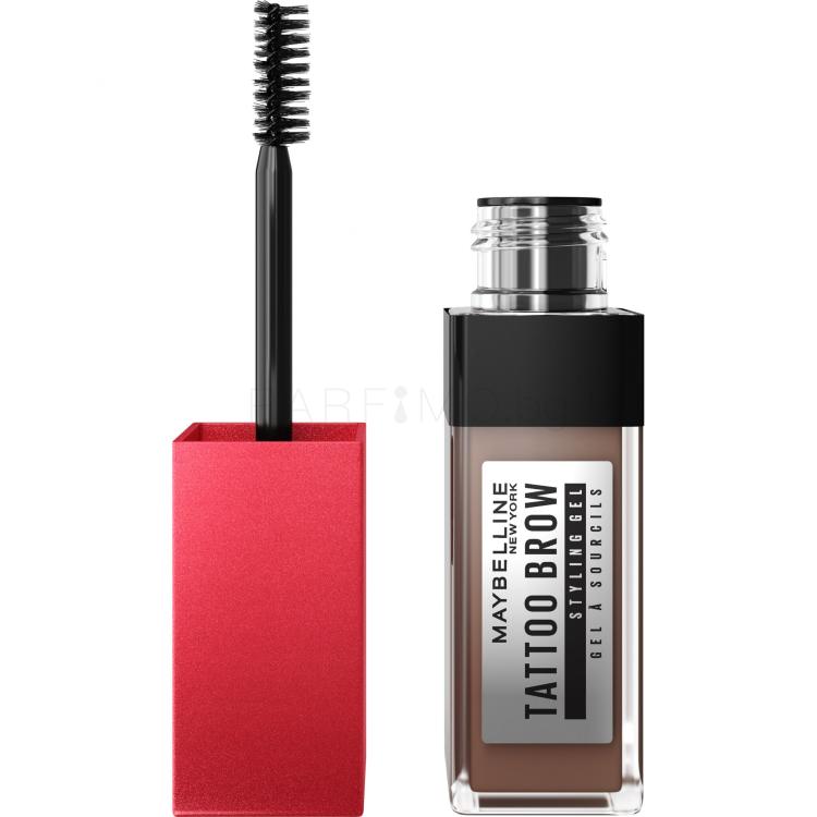 Maybelline Tattoo Brow 36H Styling Gel Гел и помада за вежди за жени 6 ml Нюанс 255 Soft Brown