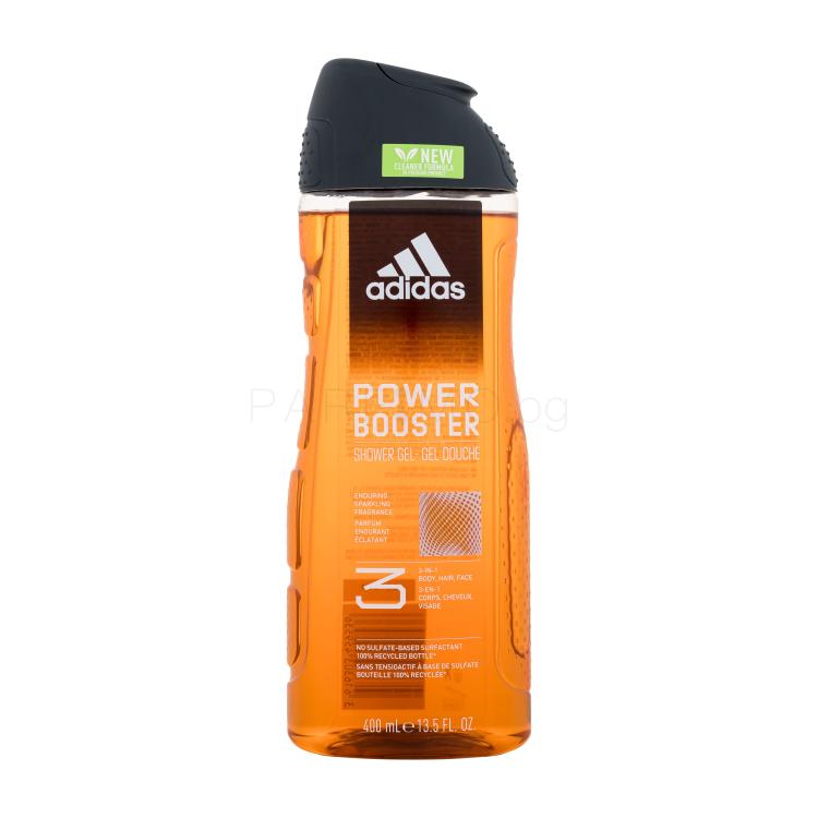 Adidas Power Booster Shower Gel 3-In-1 New Cleaner Formula Душ гел за мъже 400 ml