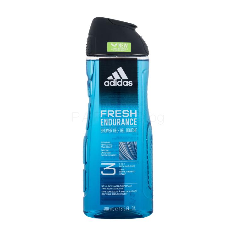 Adidas Fresh Endurance Shower Gel 3-In-1 New Cleaner Formula Душ гел за мъже 400 ml