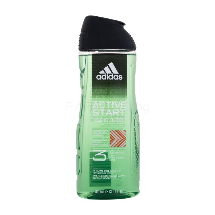 Adidas Active Start Shower Gel 3-In-1 Душ гел за мъже 400 ml