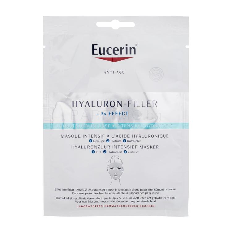 Eucerin Hyaluron-Filler + 3x Effect Hyaluron Intensive Mask Маска за лице за жени 1 бр