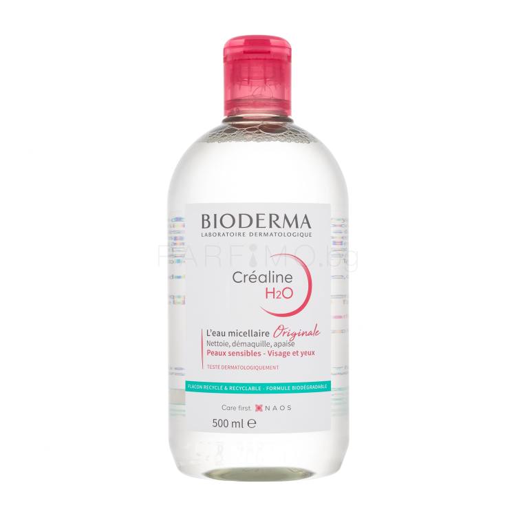 BIODERMA Créaline H2O Мицеларна вода за жени 500 ml