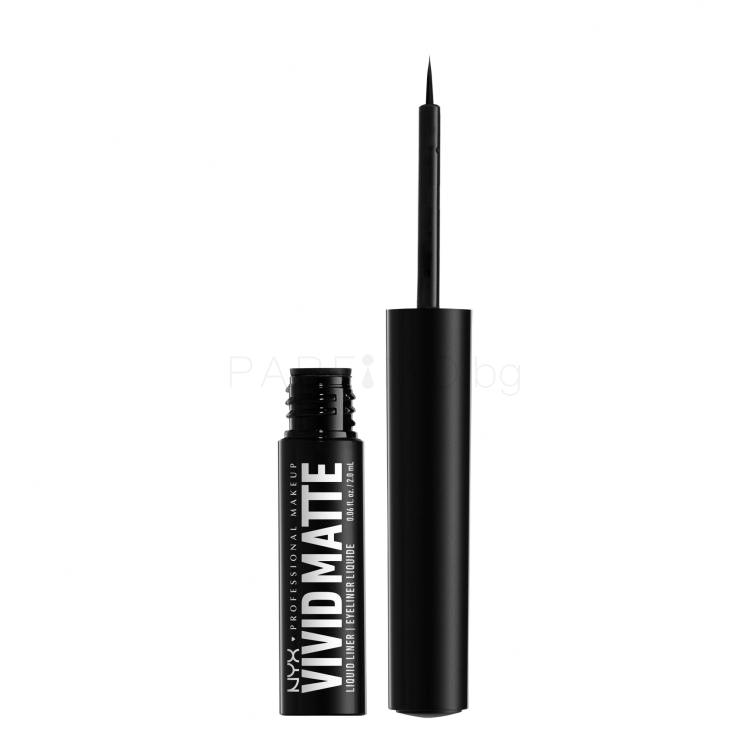 NYX Professional Makeup Vivid Matte Очна линия за жени 2 ml Нюанс 01 Black