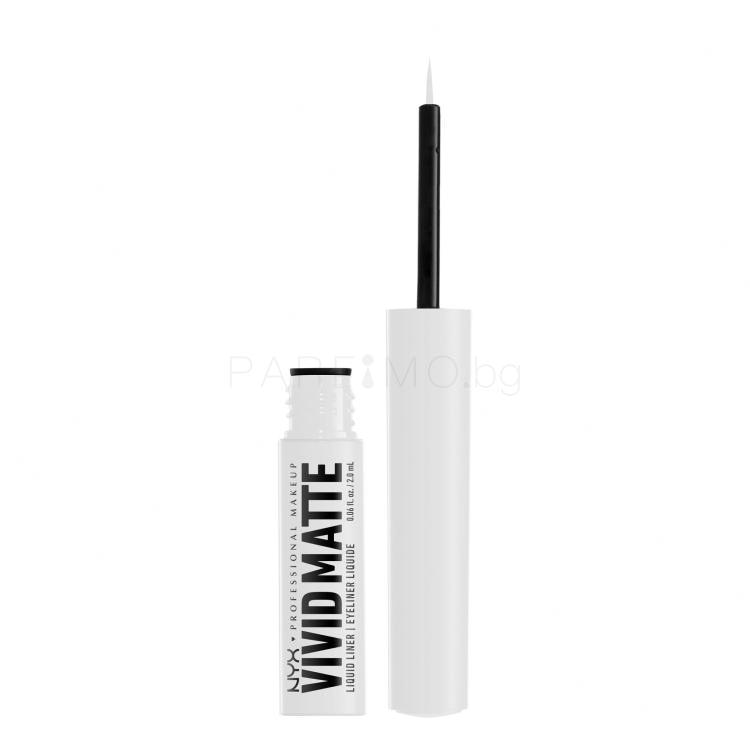 NYX Professional Makeup Vivid Matte Очна линия за жени 2 ml Нюанс 02 White