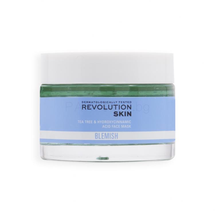 Revolution Skincare Blemish Tea Tree &amp; Hydroxycinnamic Acid Face Mask Маска за лице за жени 50 ml