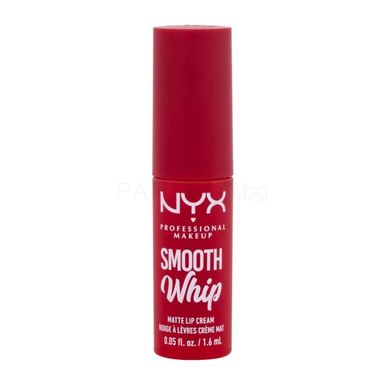 NYX Professional Makeup Smooth Whip Matte Lip Cream Червило за жени 1,6 ml Нюанс Cherry