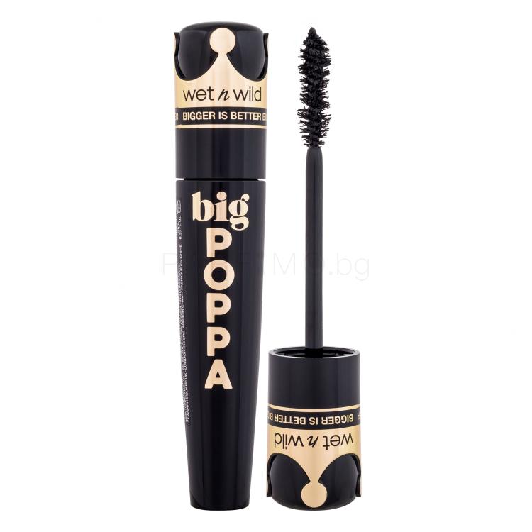 Wet n Wild Big Poppa Спирала за жени 10 ml Нюанс Blackest Black