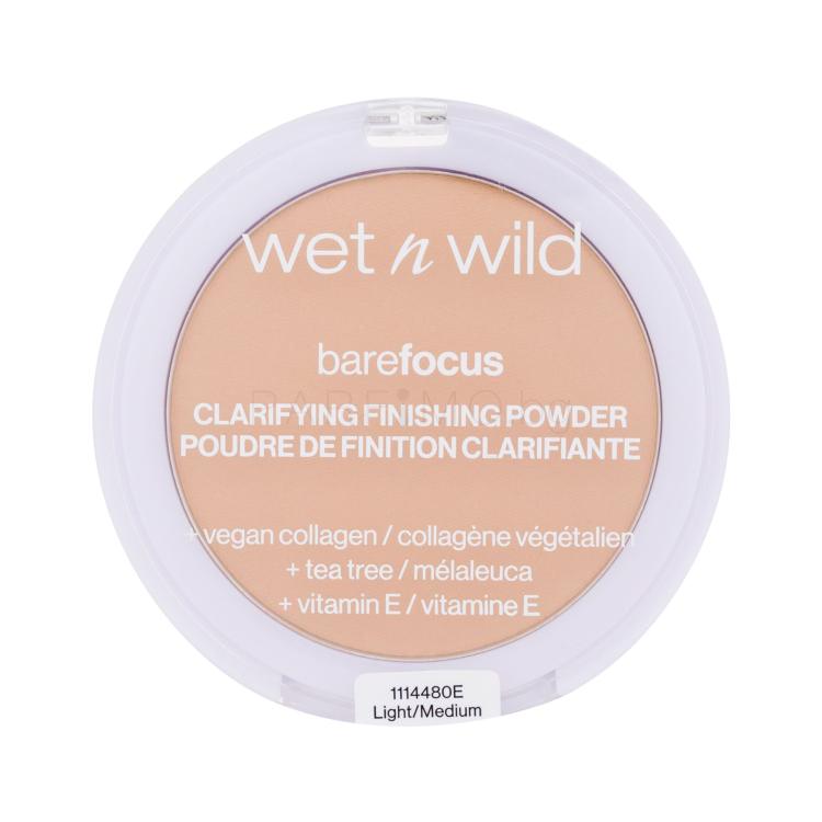 Wet n Wild Bare Focus Clarifying Finishing Powder Пудра за жени 6 g Нюанс Light-Medium