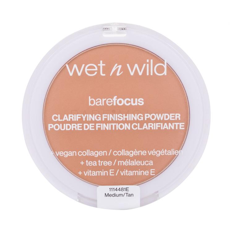 Wet n Wild Bare Focus Clarifying Finishing Powder Пудра за жени 6 g Нюанс Medium-Tan