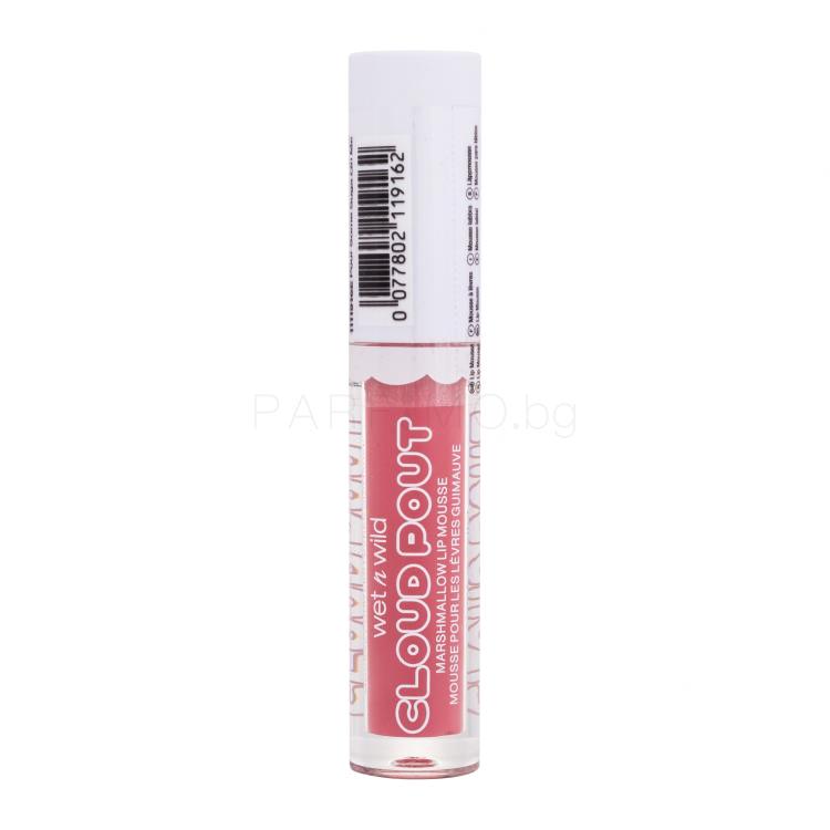 Wet n Wild Cloud Pout Marshmallow Lip Mousse Червило за жени 3 ml Нюанс Pour Some Suga On Me