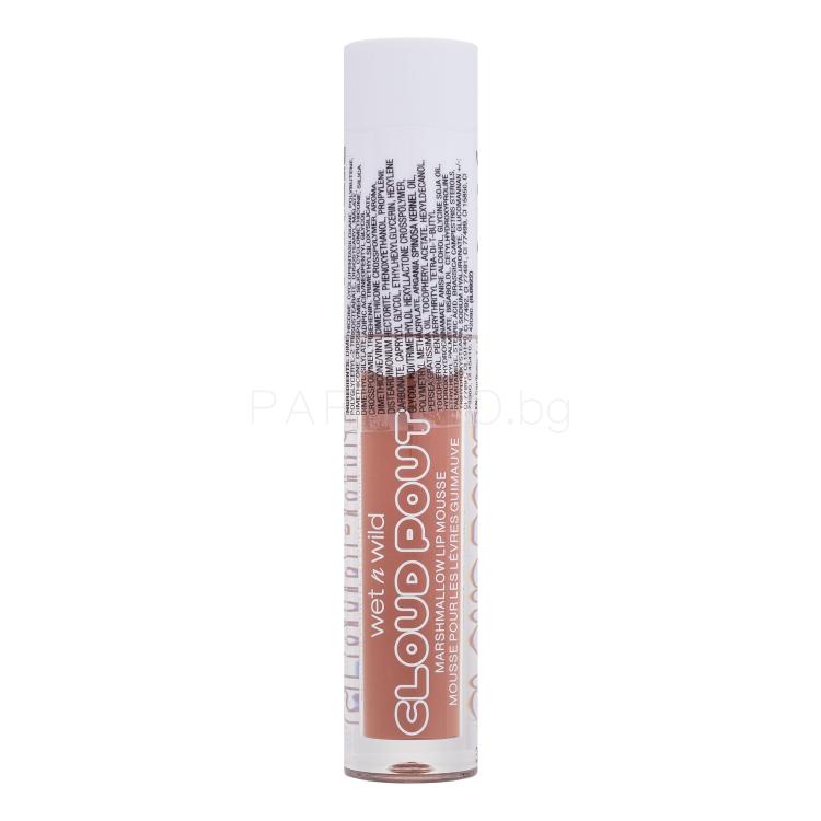 Wet n Wild Cloud Pout Marshmallow Lip Mousse Червило за жени 3 ml Нюанс Fluffernutter