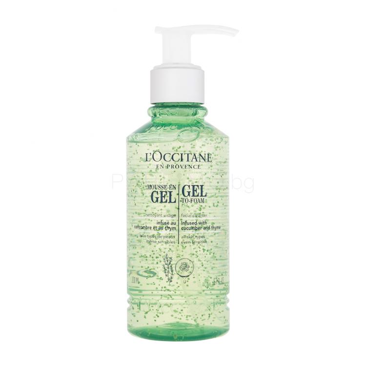 L&#039;Occitane Gel To Foam Facial Cleanser Почистващ гел за жени 200 ml