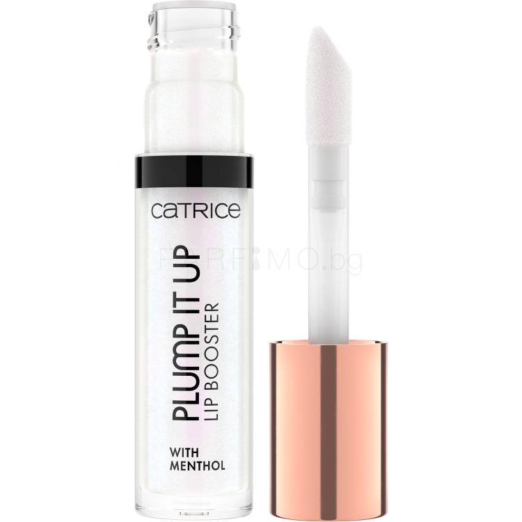 Catrice Plump It Up Lip Booster Блясък за устни за жени 3,5 ml Нюанс 010 Poppin&#039; Champagne