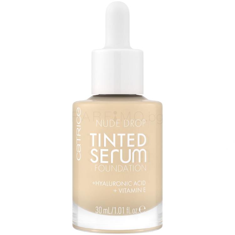 Catrice Nude Drop Tinted Serum Foundation Фон дьо тен за жени 30 ml Нюанс 001N