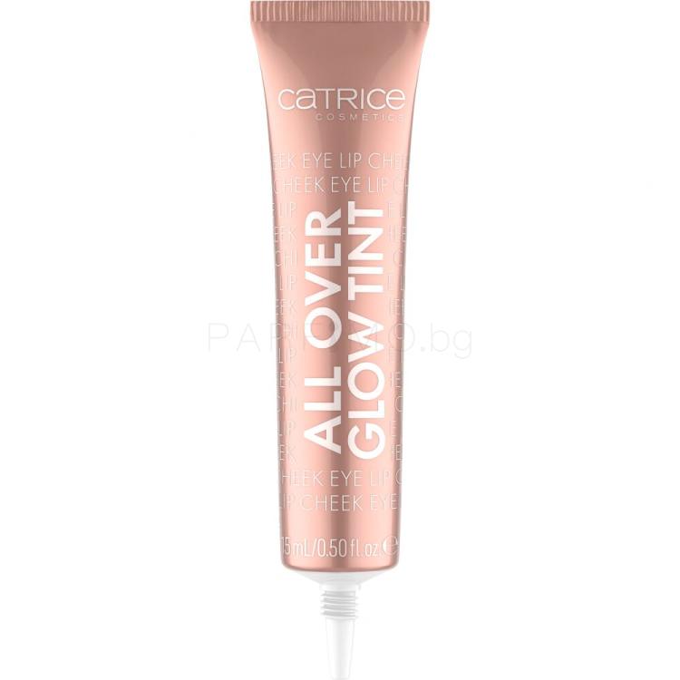 Catrice All Over Glow Tint Хайлайтър за жени 15 ml Нюанс 020 Keep Blushing