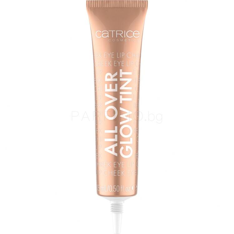 Catrice All Over Glow Tint Хайлайтър за жени 15 ml Нюанс 030 Sun Dip