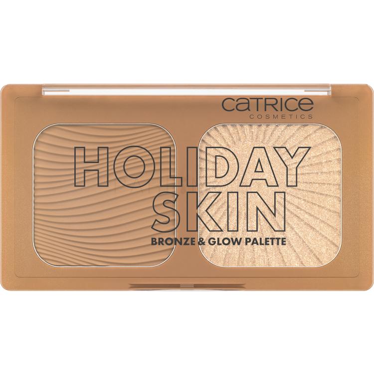 Catrice Holiday Skin Bronze &amp; Glow Palette Контурираща палитра за жени 5,5 g Нюанс 010