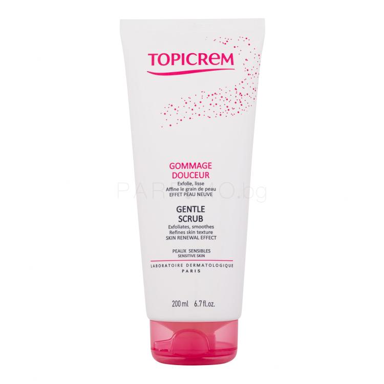 Topicrem Ultra-Moisturizing Gentle Scrub Ексфолиант за тяло за жени 200 ml